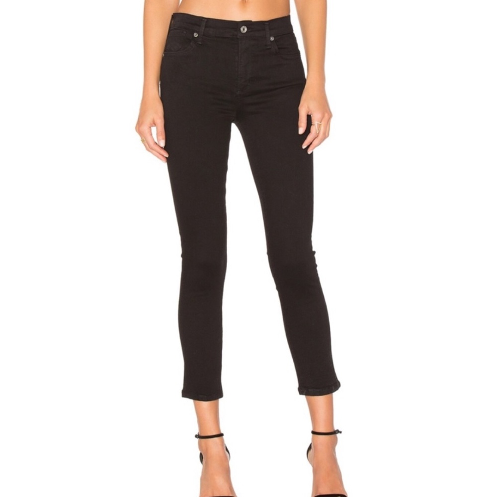 Agolde Sophie Crop Filter Free Skinny Jeans - Women's Size 28 - Black